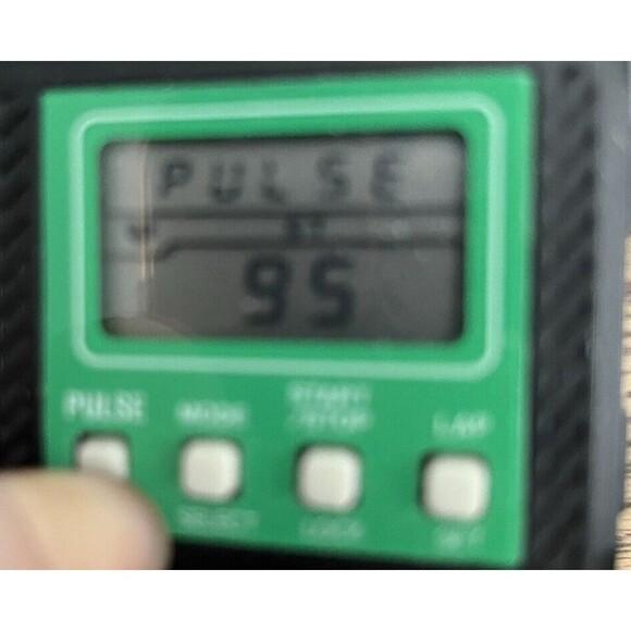 Vintage Sport Jogger Mate Pulse Monitor Watch Japan 2”  Square Design Working - Picture 4 of 7